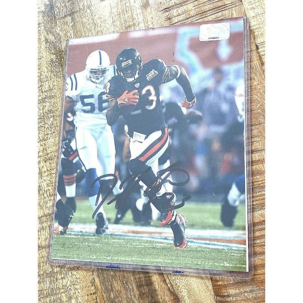 Devin Hester Signed Bears 8x10 Photo Hall of Famer! Super Bowl Return - READ - 2